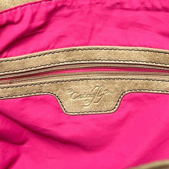 Catchfly Mandala Filigree Concealed Carry Handbag Shoulder Tote Boho Tassel Tan - Picture 9 of 16